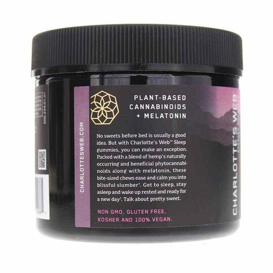 Hemp Extract-Infused Gummies Sleep Raspberry Flavor, CW